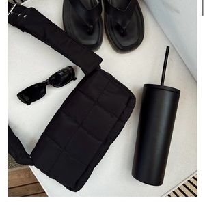 Crossbody Black Nylon Bag
